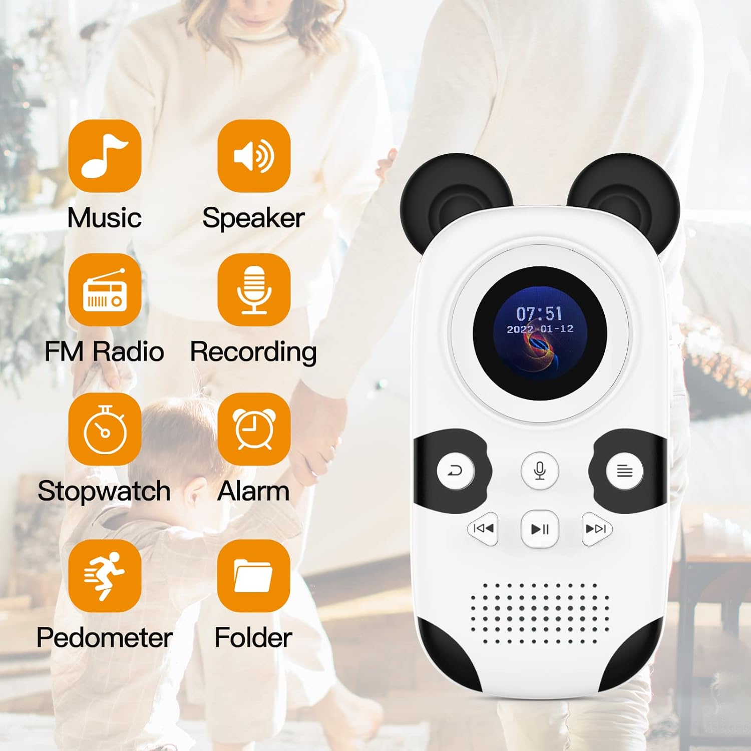 RUIZU 64GB MP3 Player for Kids with Bluetooth 53