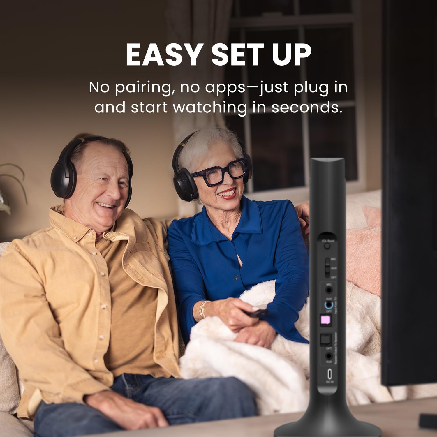 Avantree Duet - Dual Wireless Headphones for TV Watching