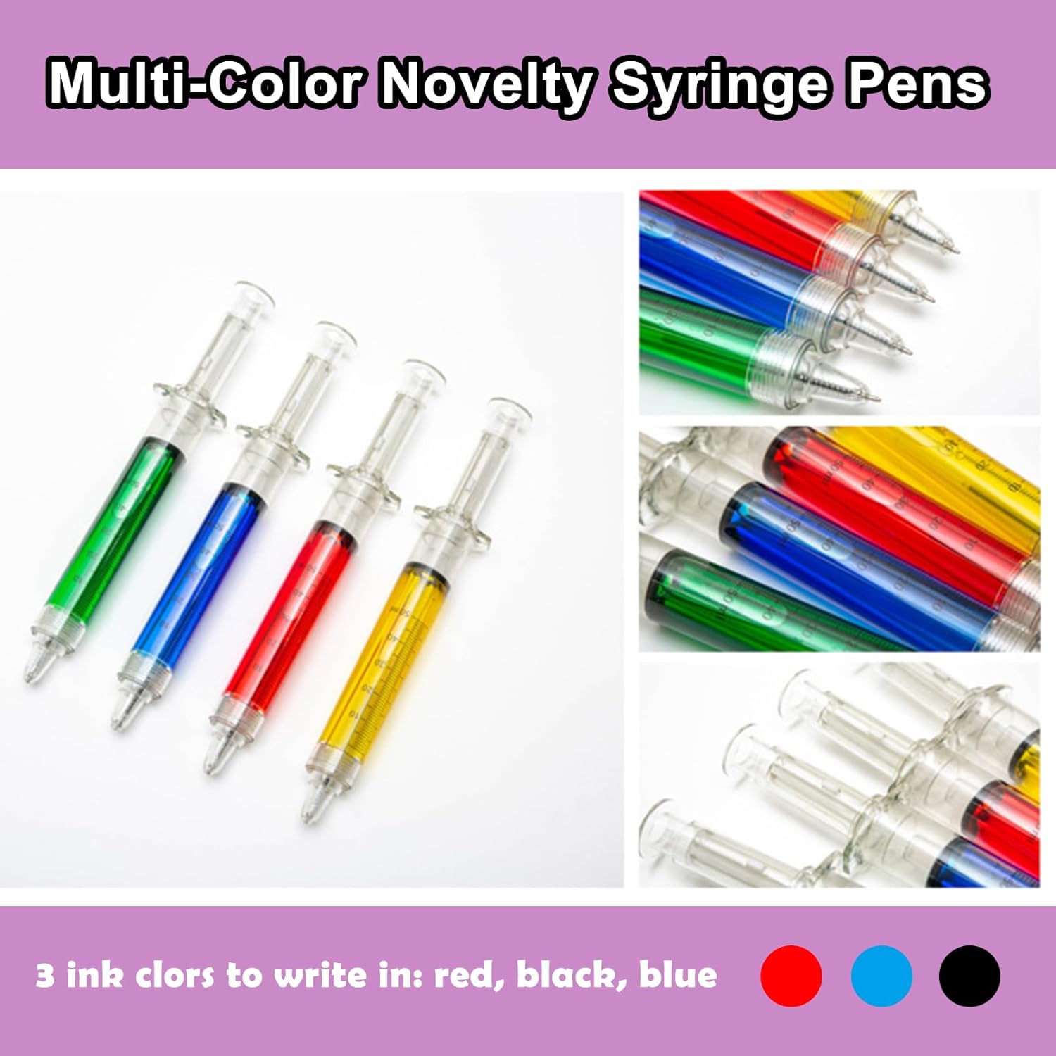 36 PCS Syringe Pens for Nurses and Kids