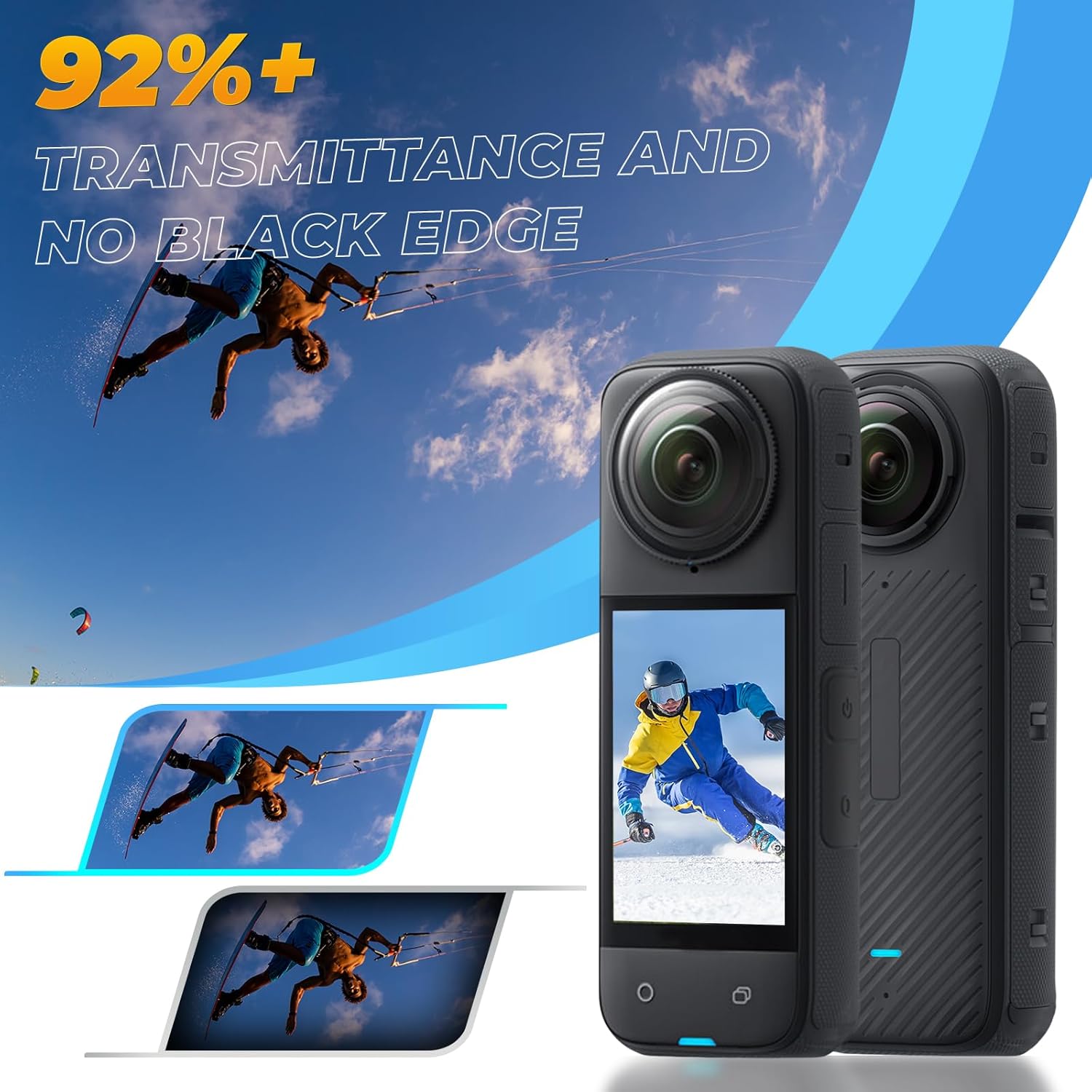 Semaiki Insta 360 X4 Premium Lens Guard Set