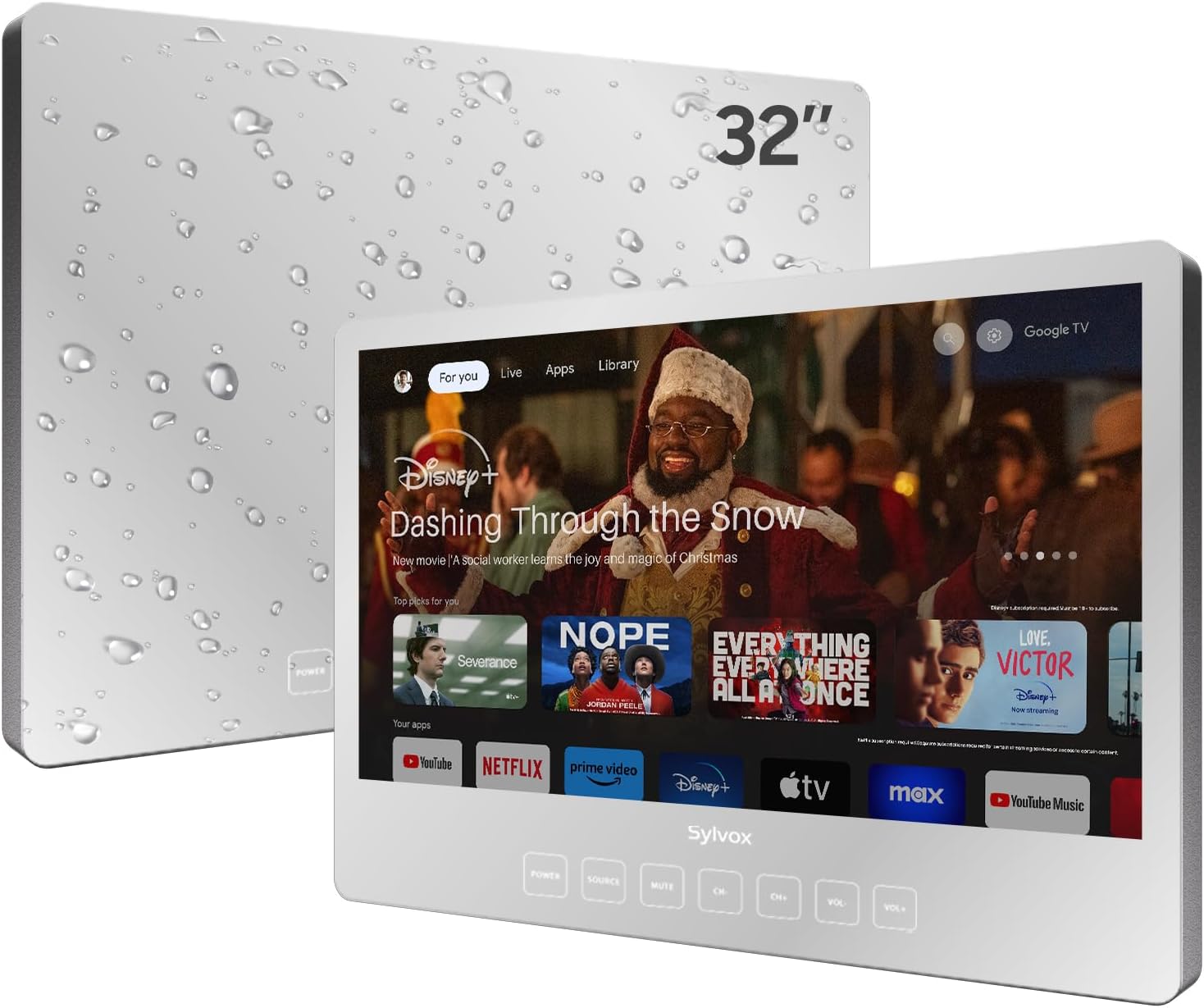 SYLVOX 32 Inch Smart Mirror TV for Bathroom