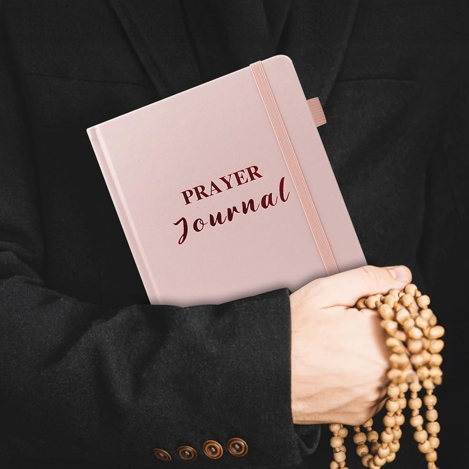 Pink Prayer Journal for Women and Men - 60 Weeks Bible Study