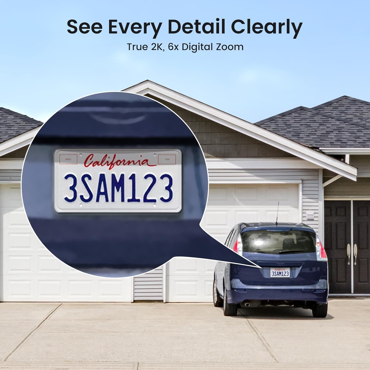 AOSU 4-Camera Solar Security System with 2K QHD and 32GB Storage