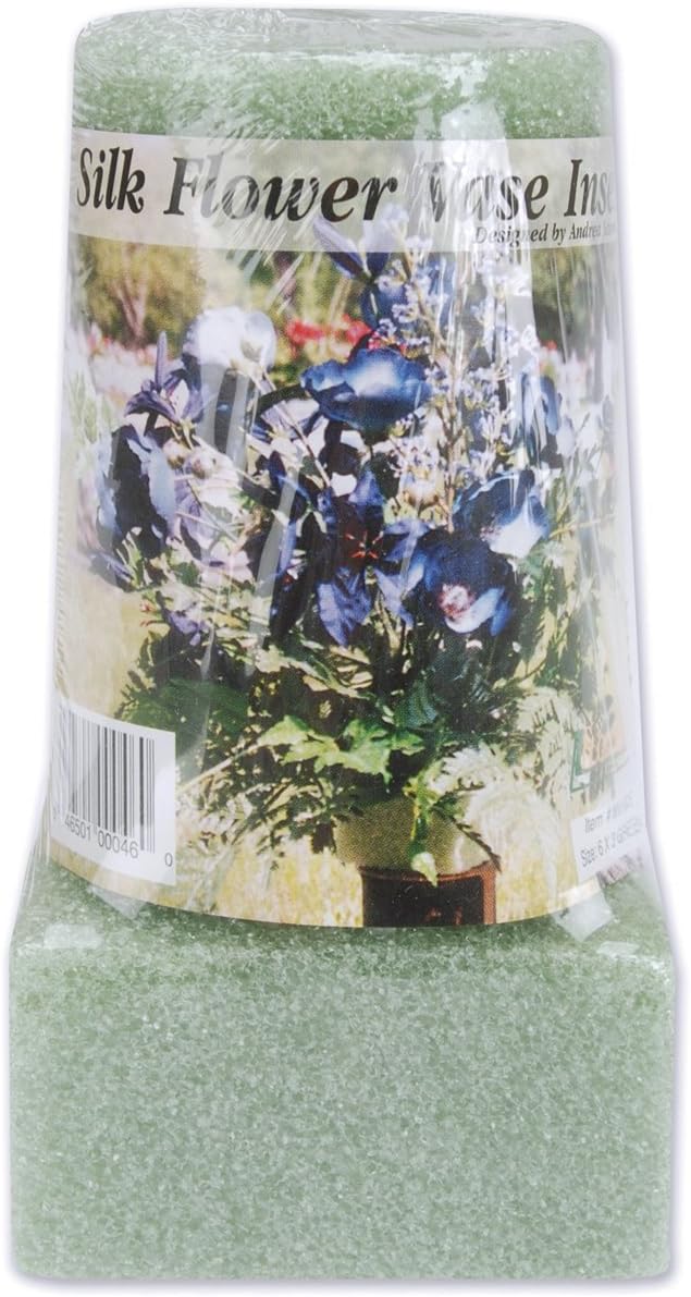 FloraCraft FloraFome Memorial Vase Insert Green