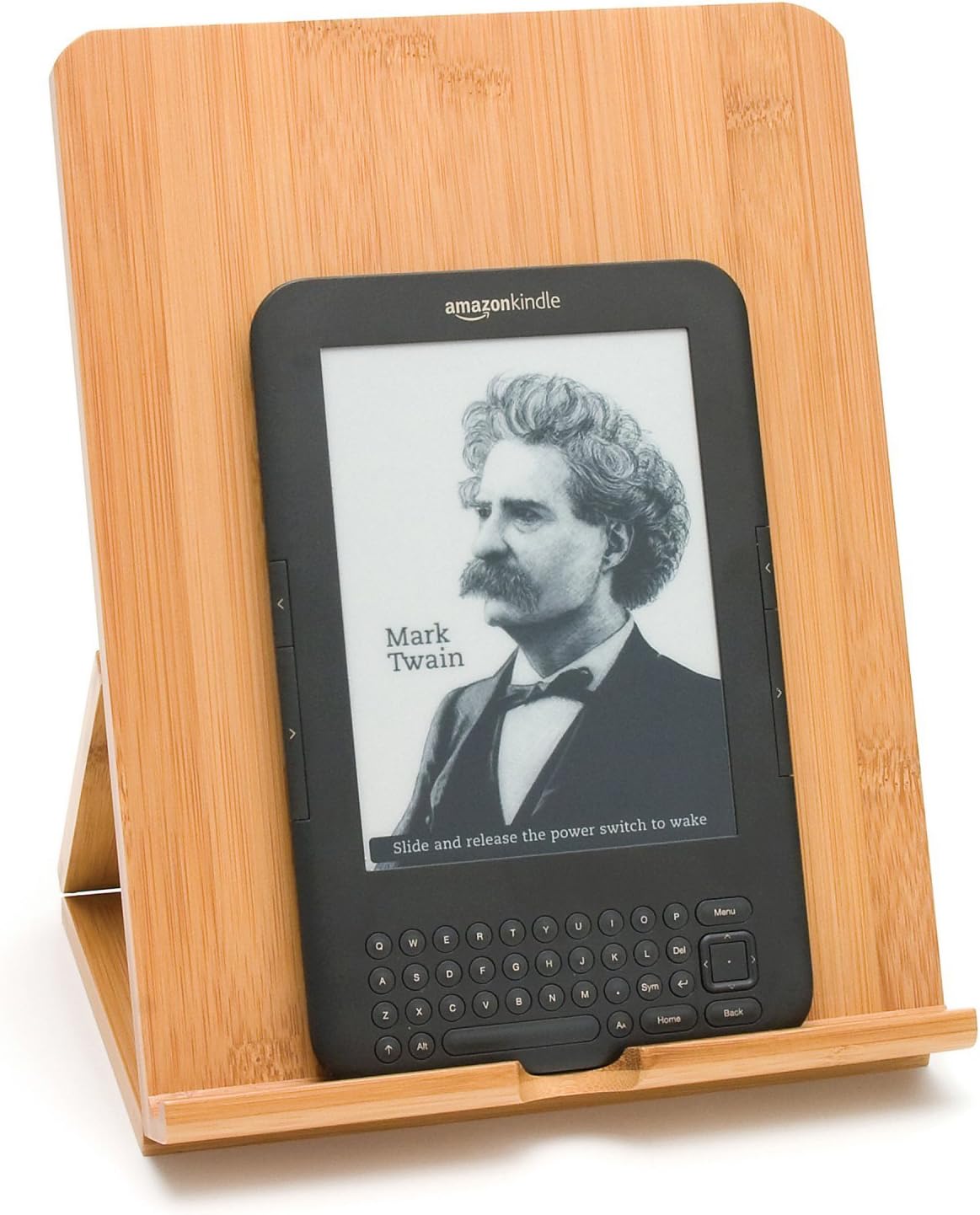 Lipper International Bamboo Wood Folding Stand for iPad and Tablets