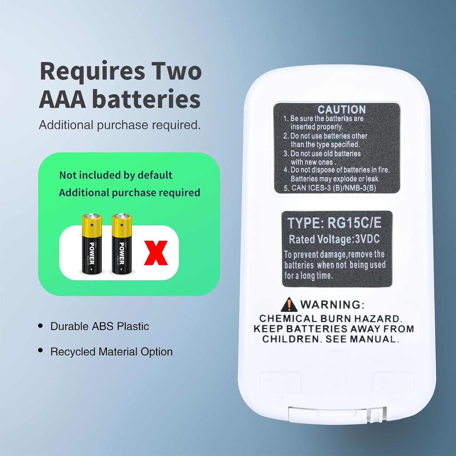 PZL Replacement Remote Control for Toshiba RG15CE