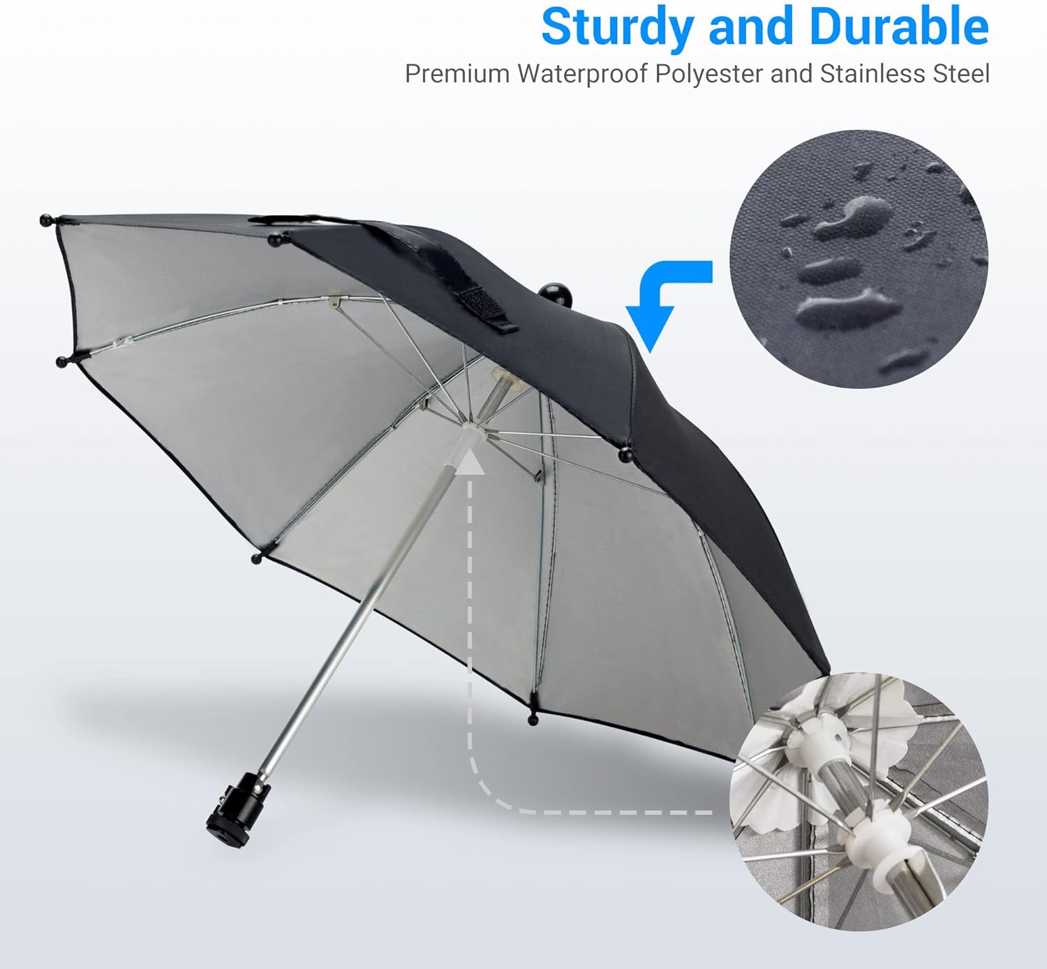 Kiorafoto Camera Hot Shoe Umbrella Rain Cover for Canon and Nikon