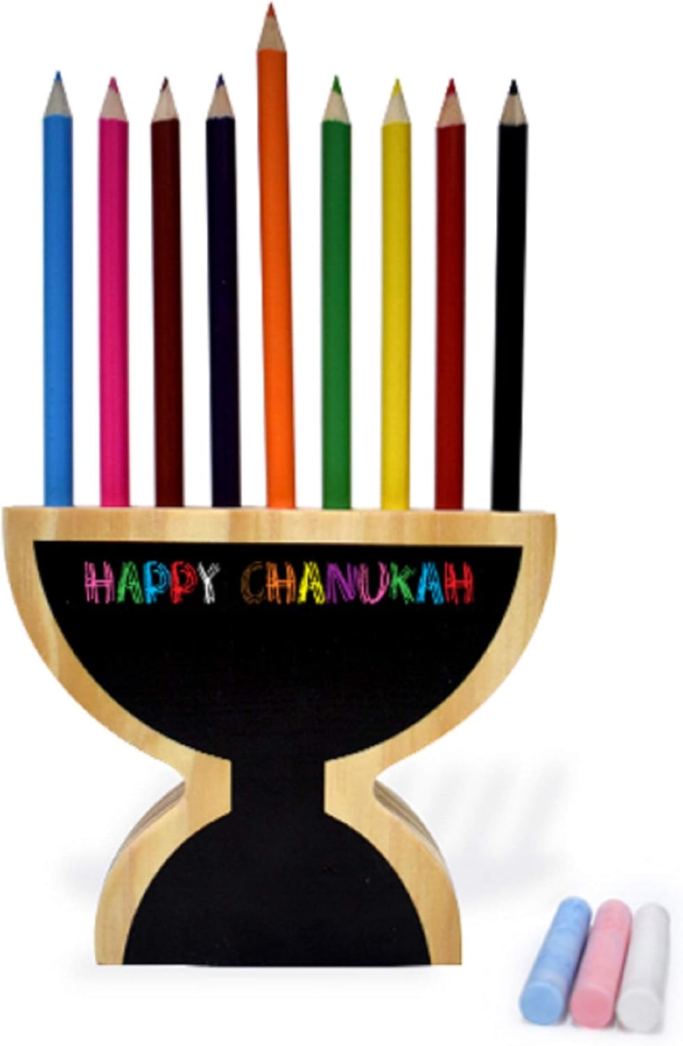 Cazenove Hanukkah Kids Menorah Pencil Holder