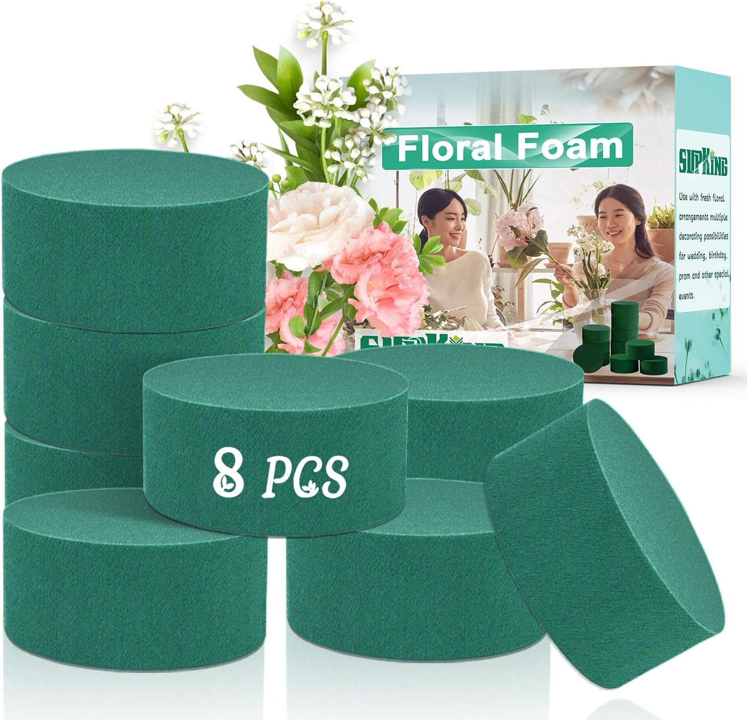 SupKing 8 Pcs Floral foam Blocks for Flower Arrangements