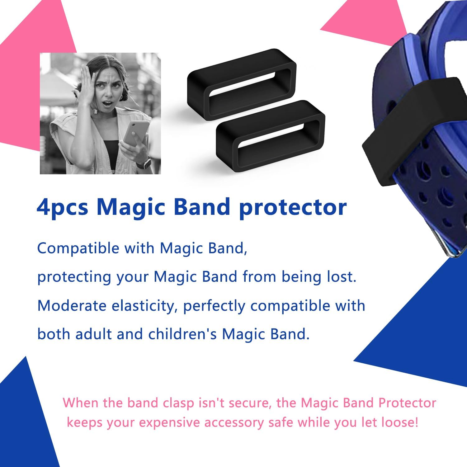 USB A and C 2 in 1 Multi Charger for MagicBand Plus