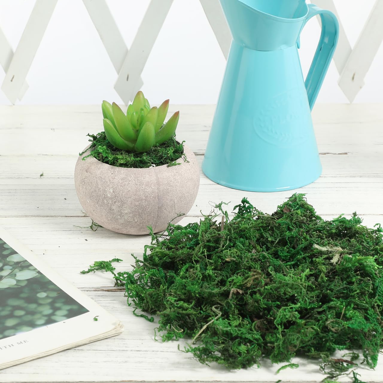 Unomor Artificial Moss for Potted Plants and DIY Crafts
