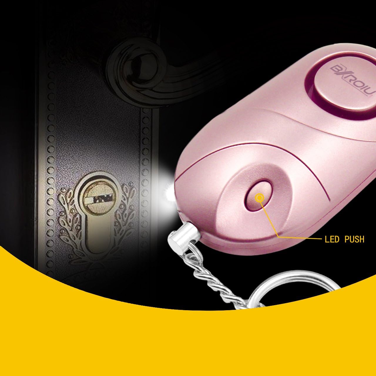 Personal Alarm Siren with LED Lights for Safety