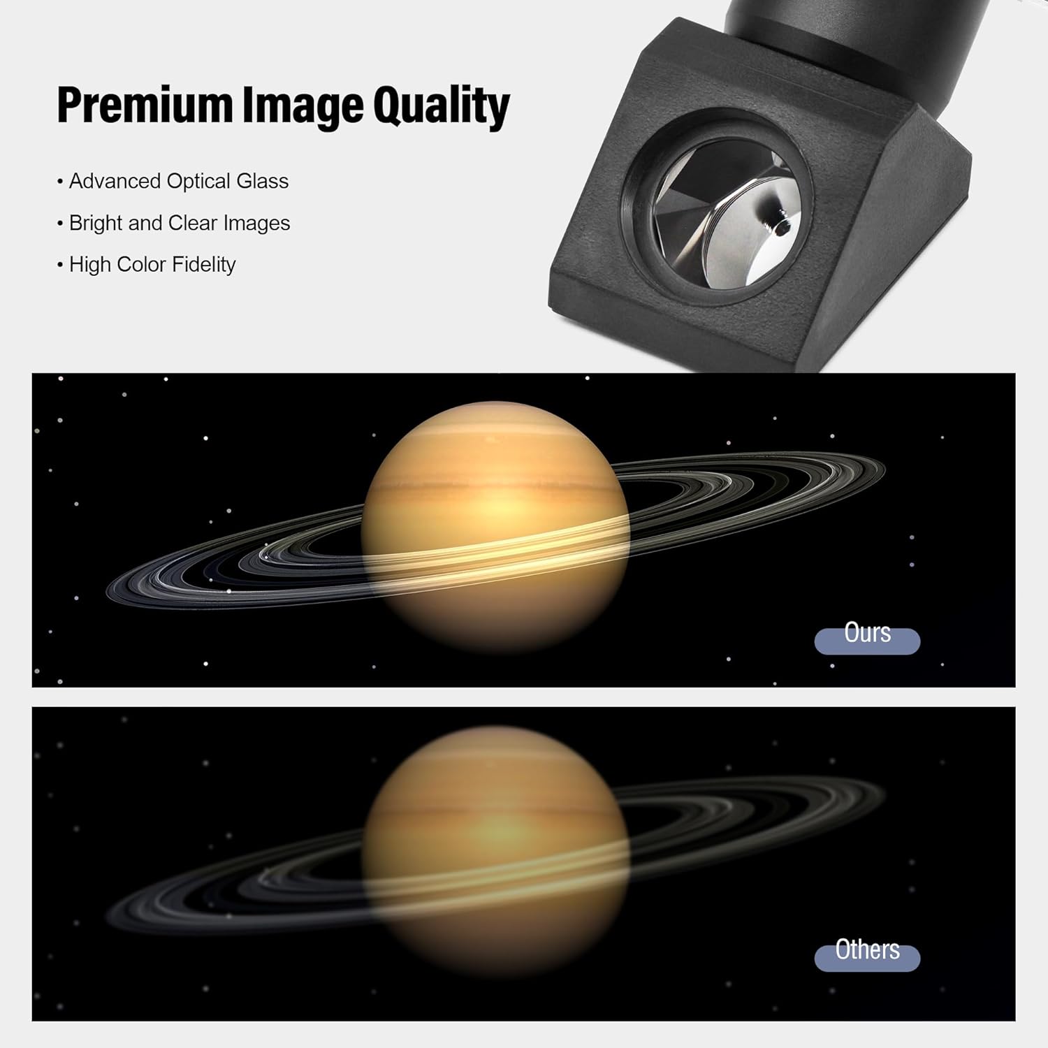 Astromania 125 Inch Telescope Diagonal with Amici Prism