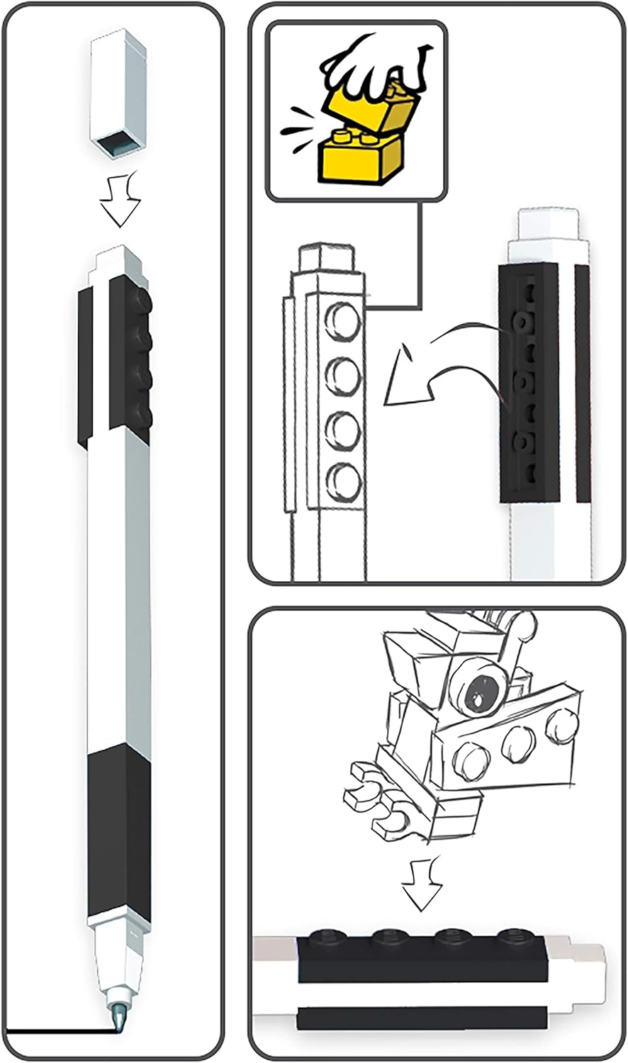 LEGO Stationery Pen Pal Set 1 Pen 1 Minifigure
