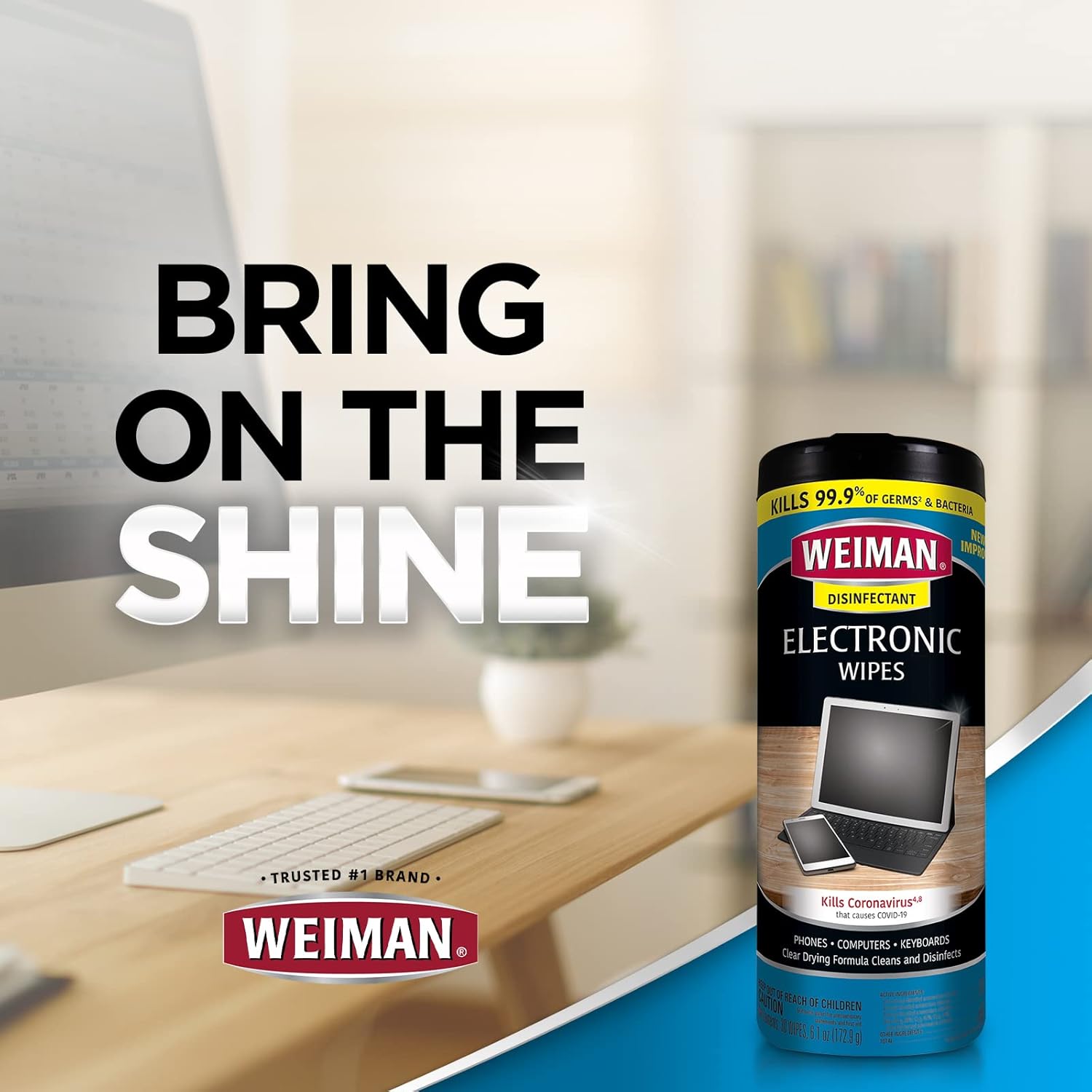Weiman Disinfecting Electronic Wipes 30 Count