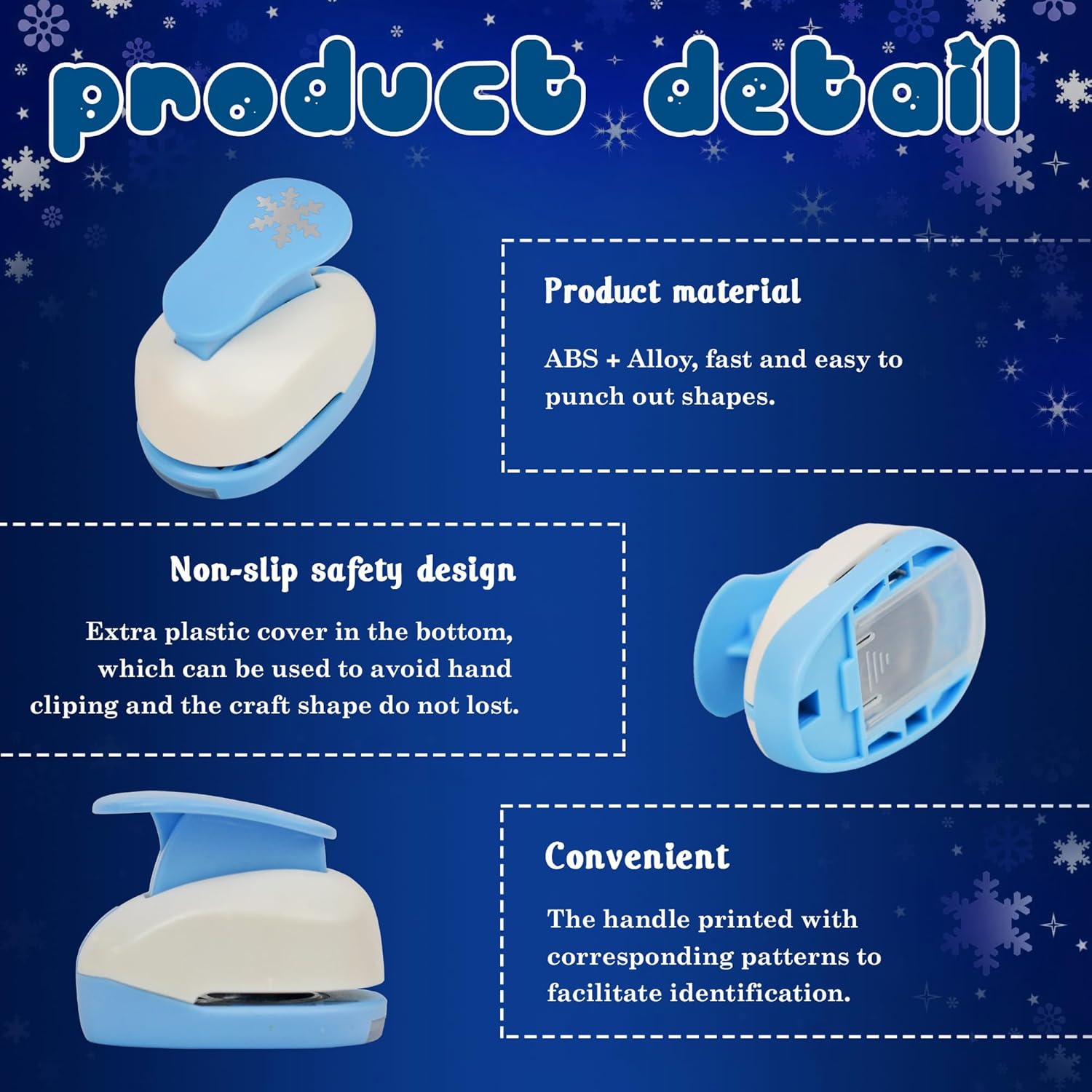 Snowflake Paper Punch for Crafts and Scrapbooking 1-Inch