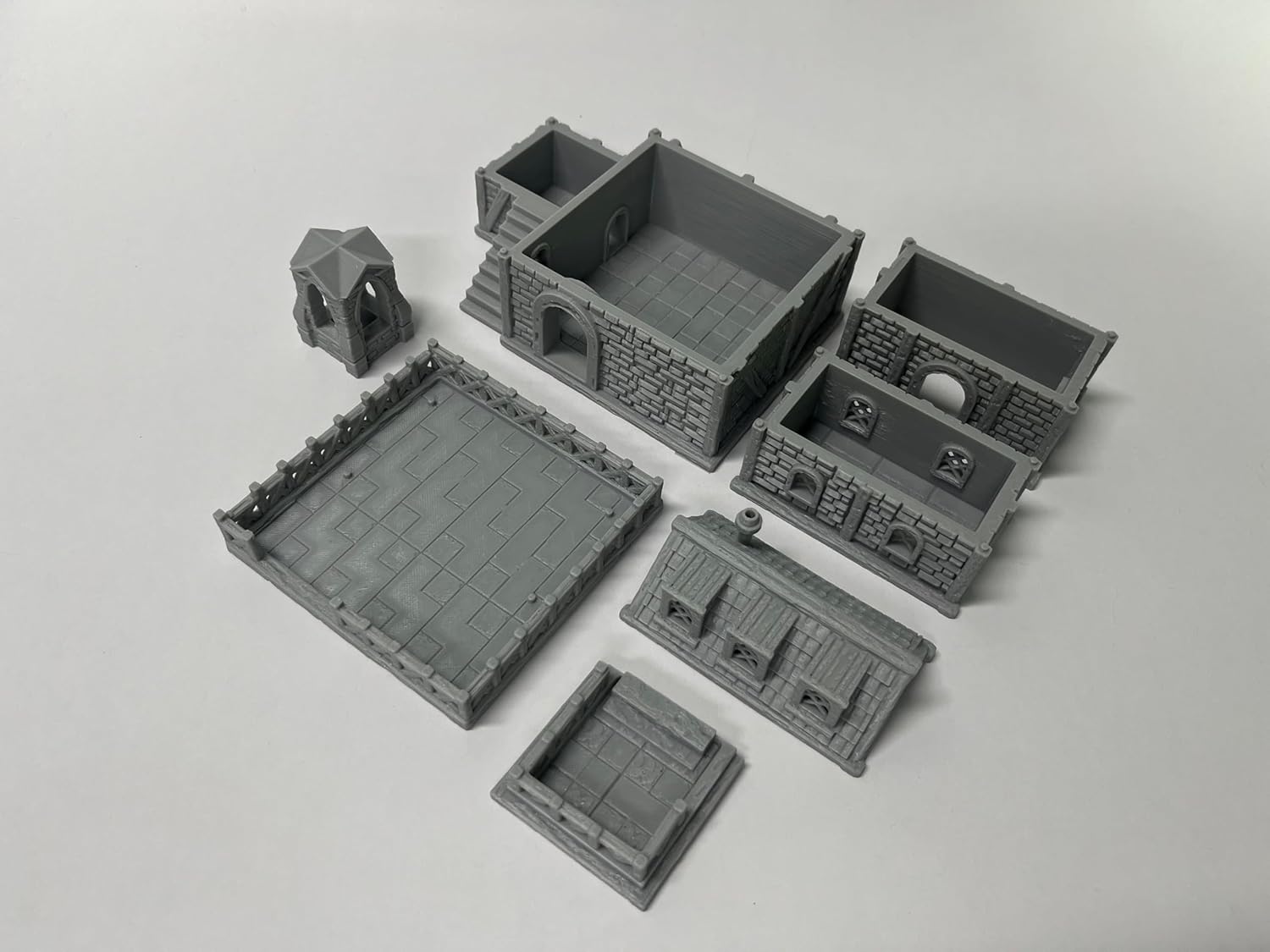 Hautico Medieval Terrain Set for 18mm Miniatures Wargames