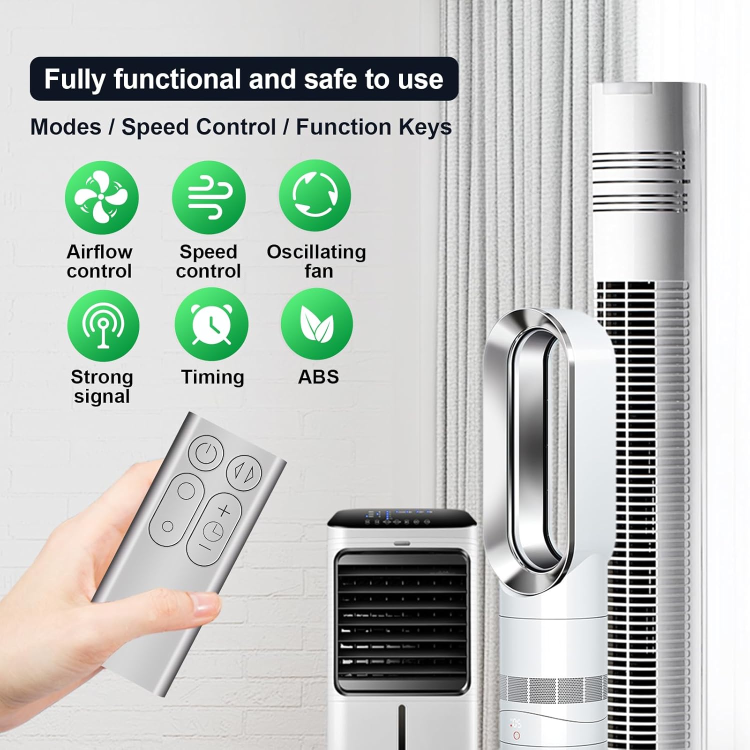 Replacement Remote Control for Dyson TP00 TP01 AM11 Grey