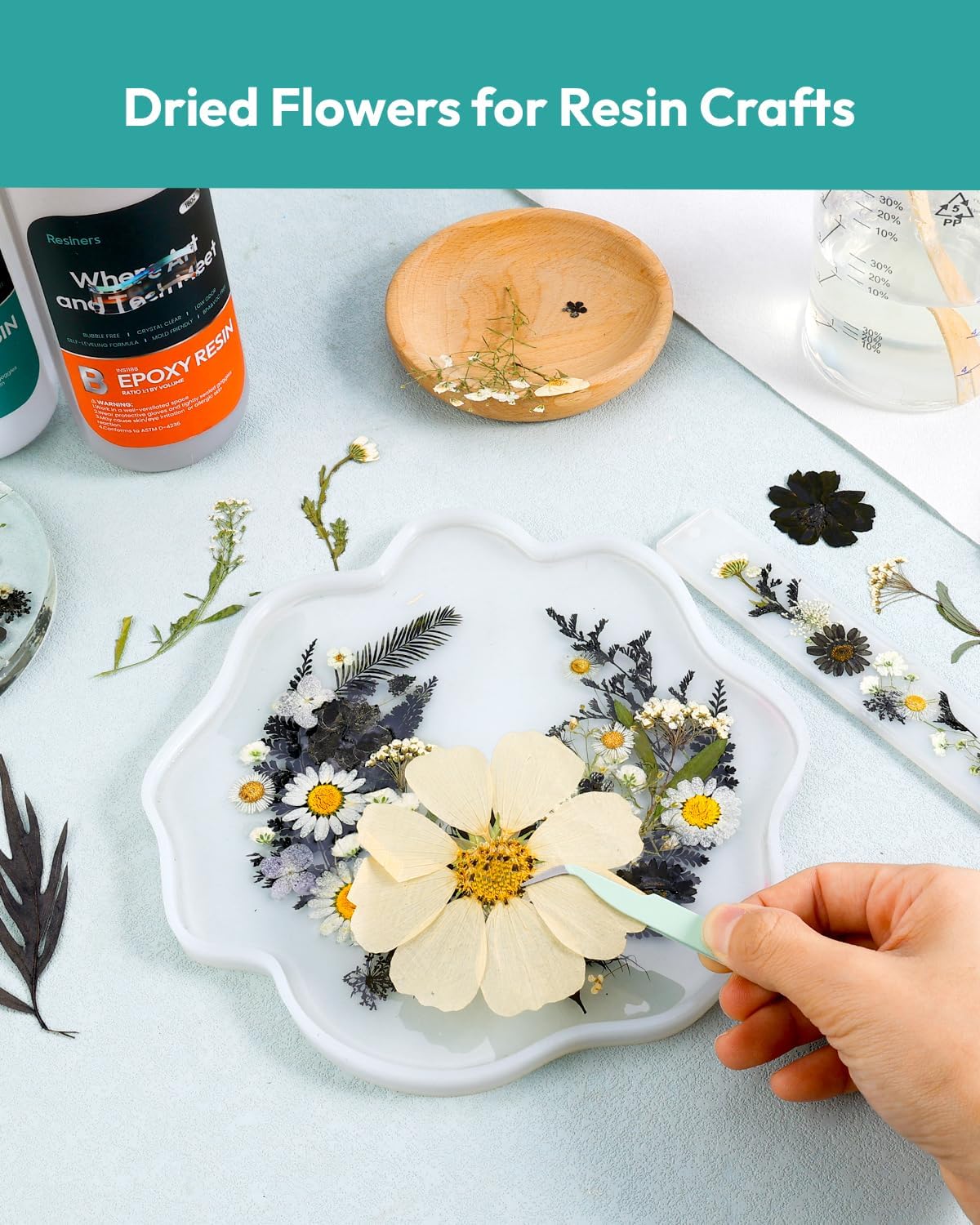 Dried Flowers Pressed Flowers Craft Kit for Scrapbooking DIY