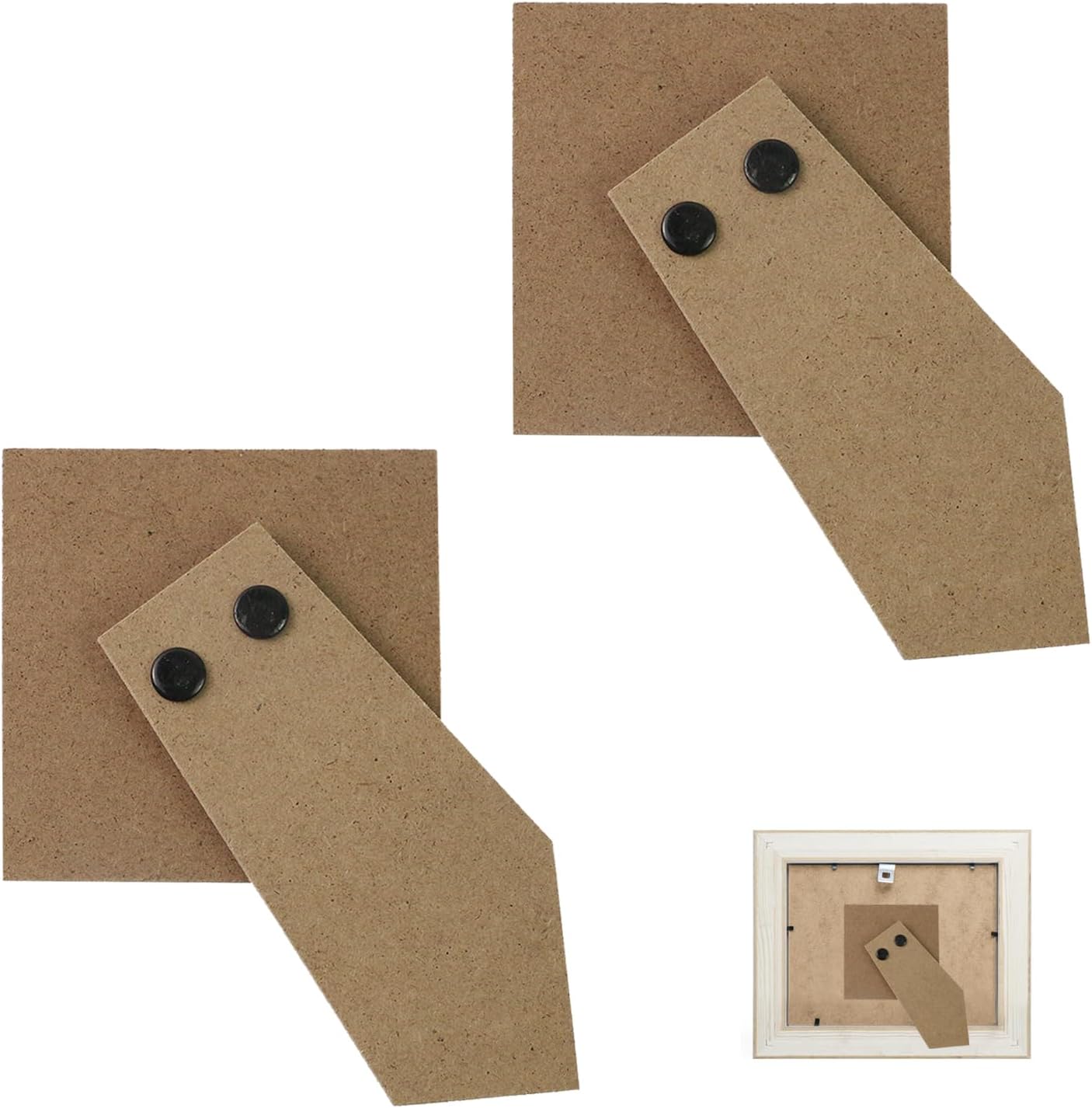 Crapyt 2 PCS Picture Easel Back for Frames Canvases and Paintings