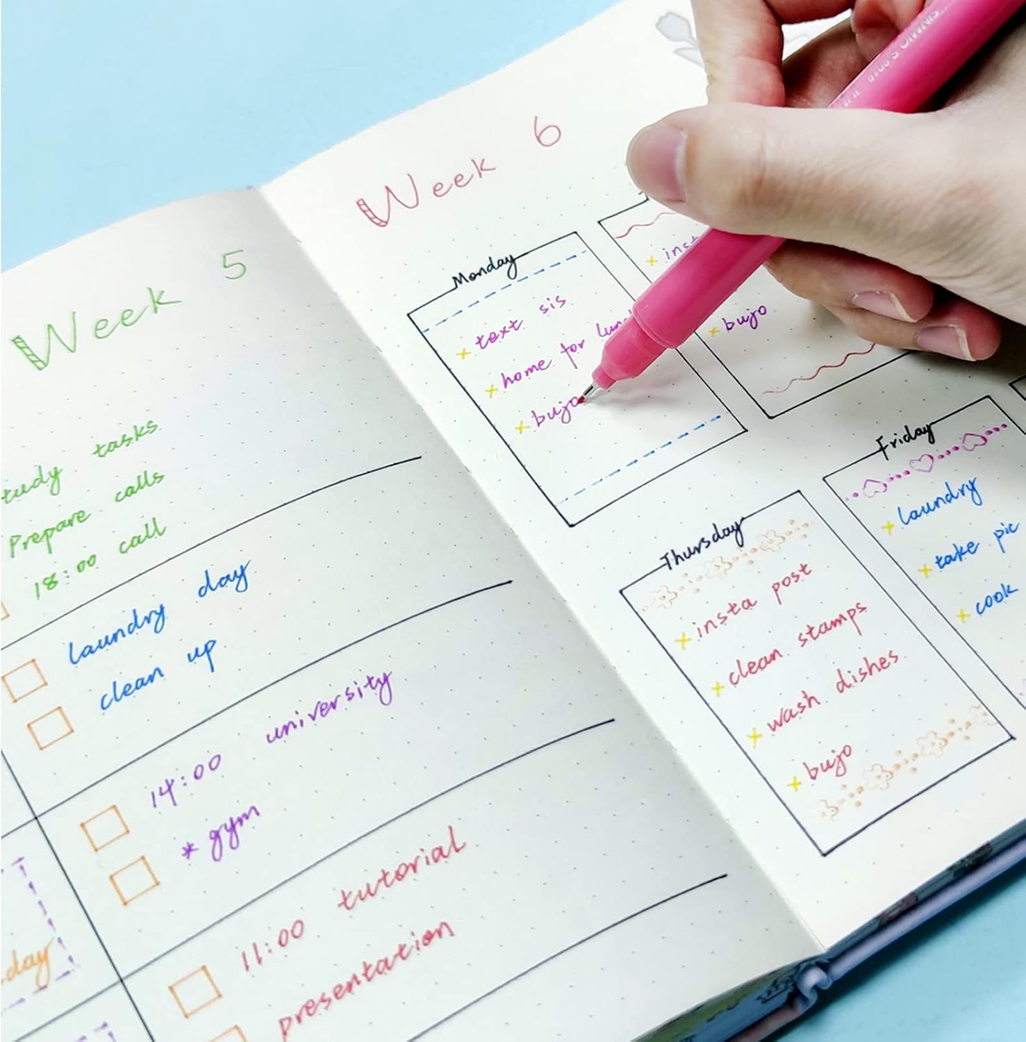 AECHY 8PCS Curve Highlighter Set for Kids and Office Use