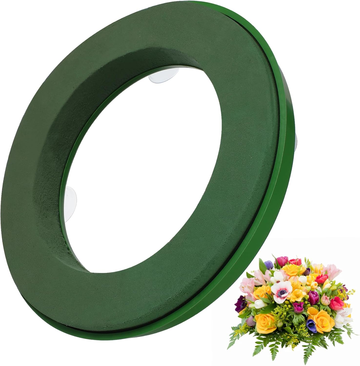 NUOBESTY Floral Foam Ring 30cm DIY Flower Arrangement Set