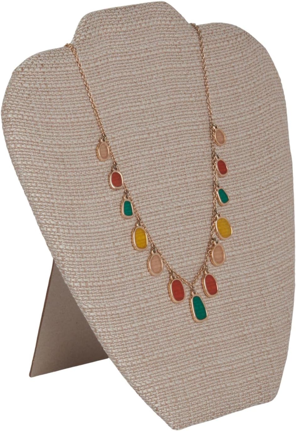 SSWBasics Linen Necklace Display Stand Pack of 25