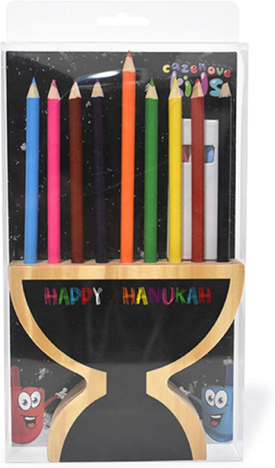 Cazenove Hanukkah Kids Menorah Pencil Holder