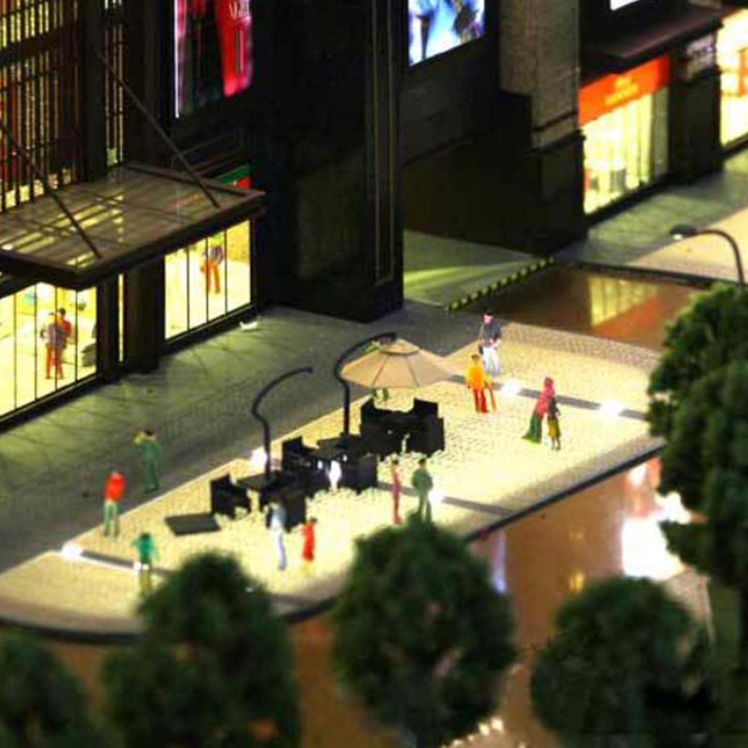 ERANCE Tiny People Figurines 20 Pcs 130 Scale Model Trains Accessories