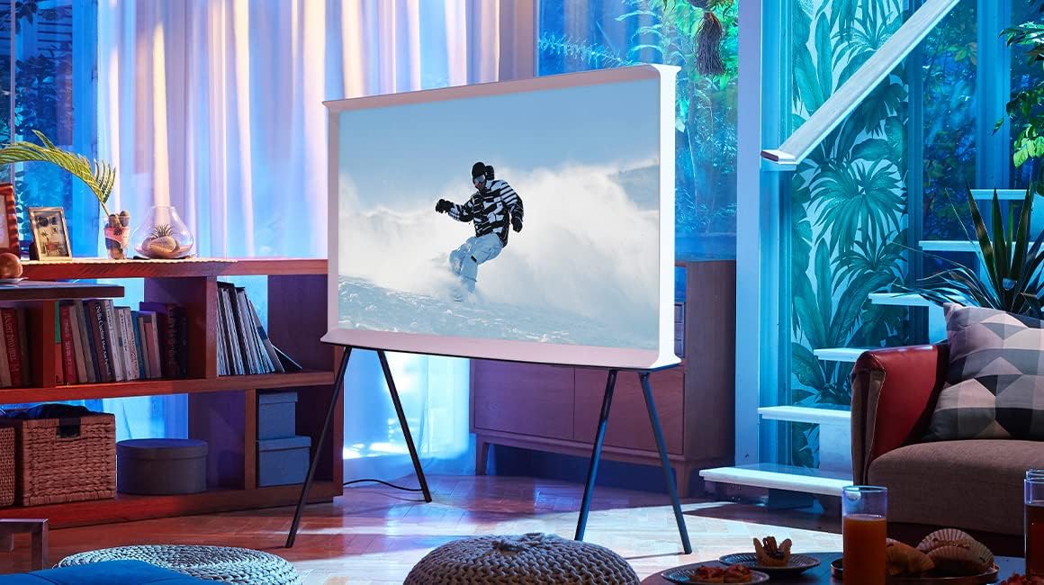 Samsung 65-Inch QLED 4K The Serif LS01B Smart TV with Alexa