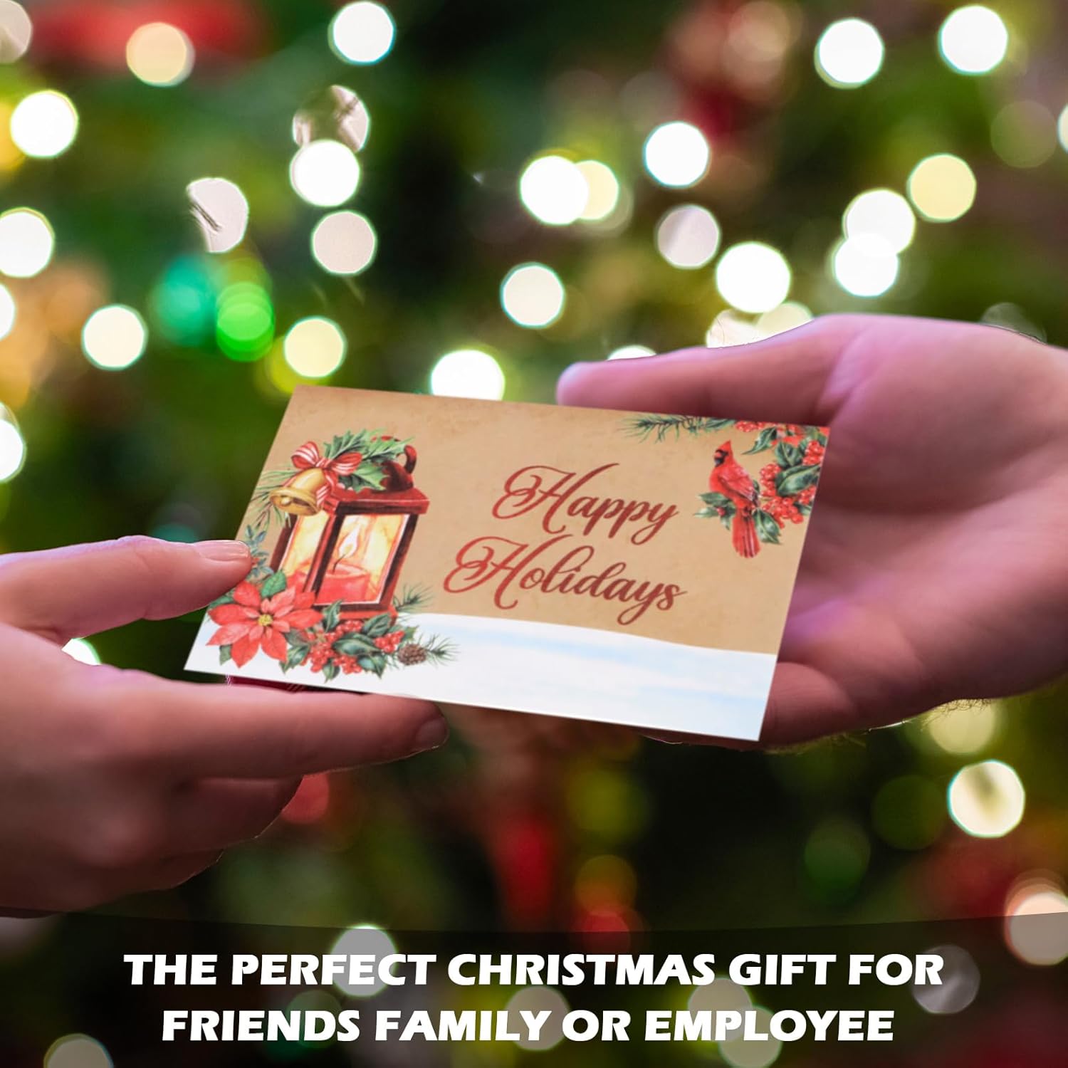 Zhanmai 48 Pcs Retro Christmas Envelopes Gift Card Holders