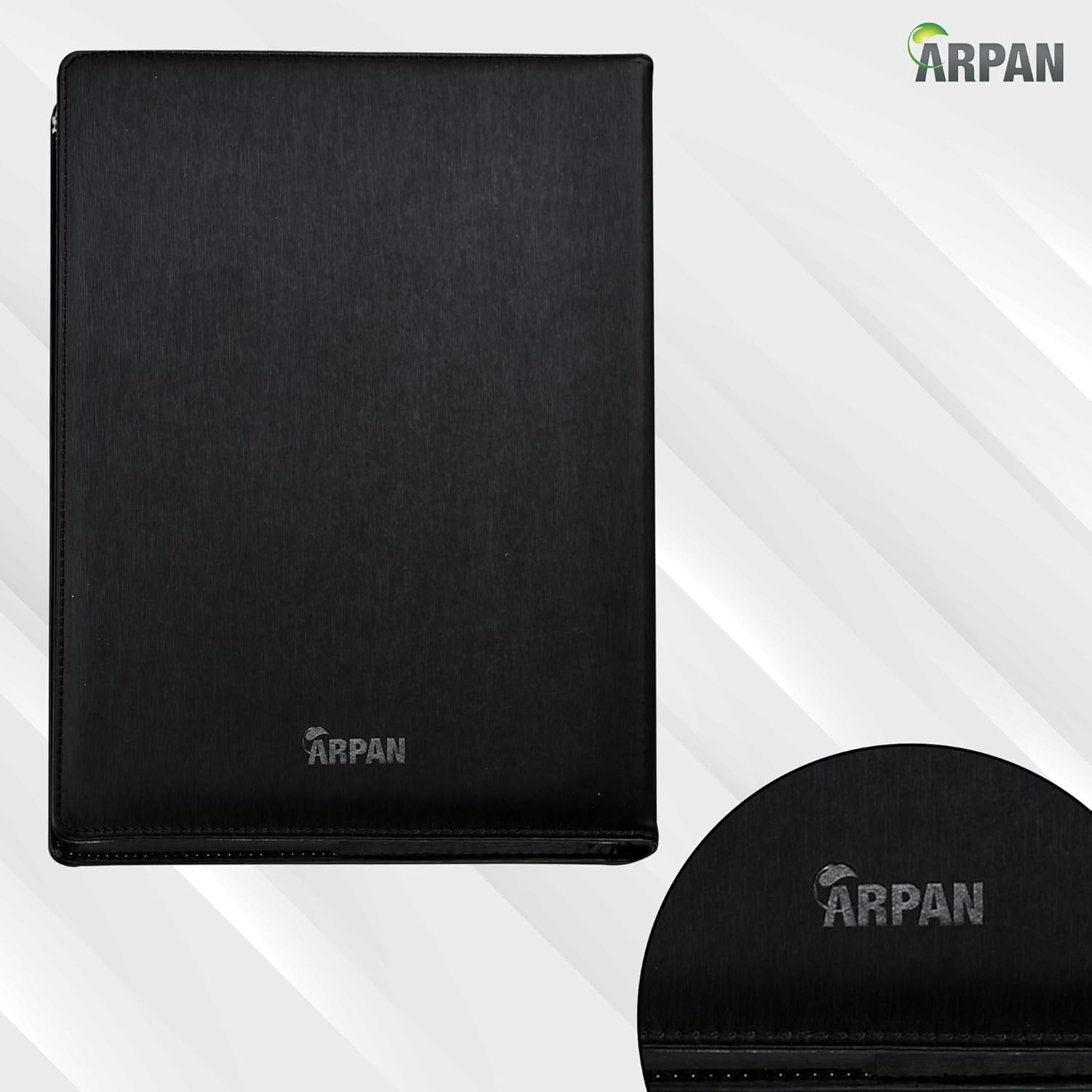 Professional Presentation Display Book with 24 Pockets Black