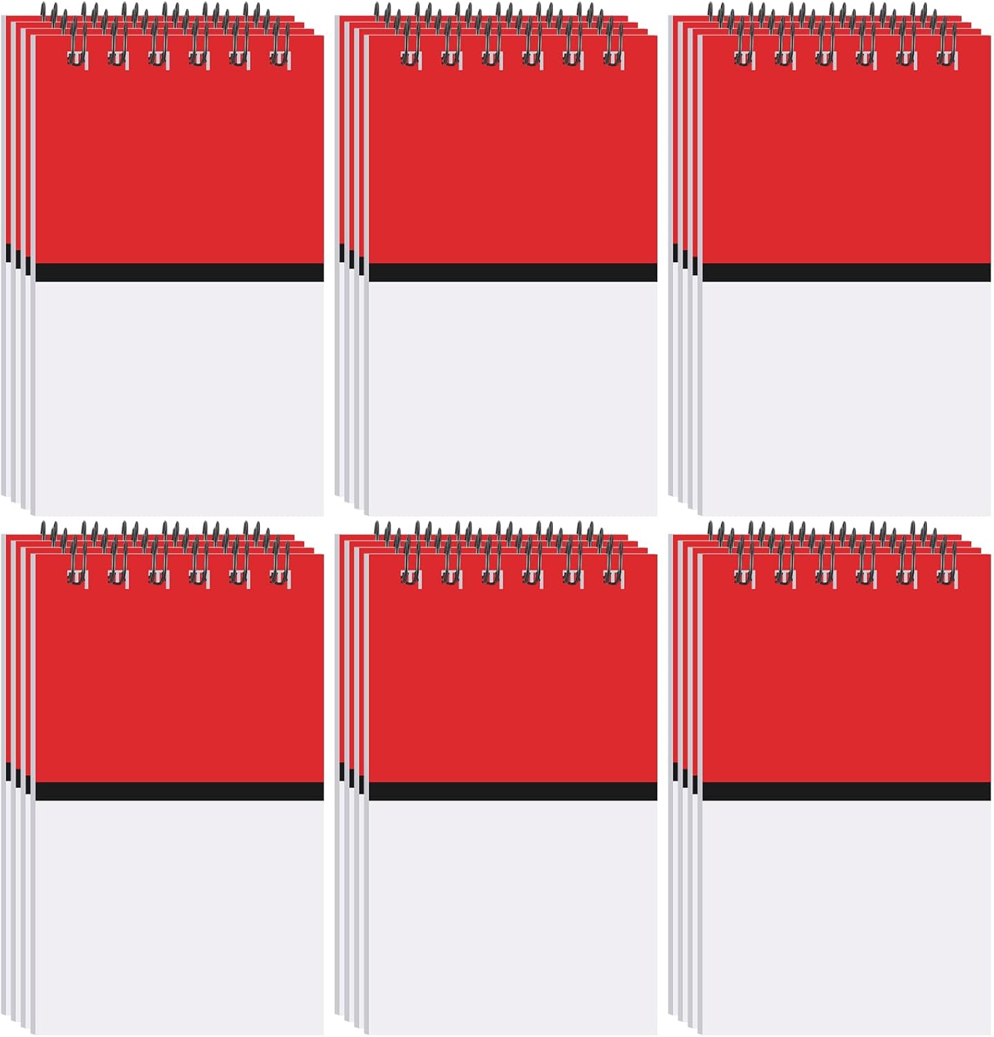 Eaasty 24-Pack Mini Spiral Notebooks Cartoon Theme