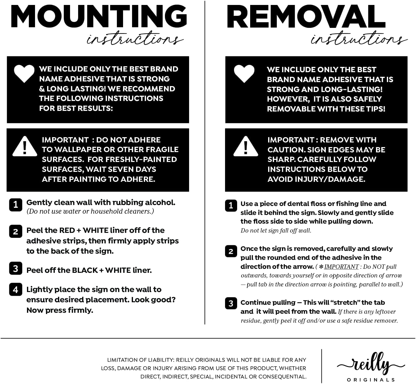 Reilly Originals 35x5 Inch Do Not Flush Bathroom Sign