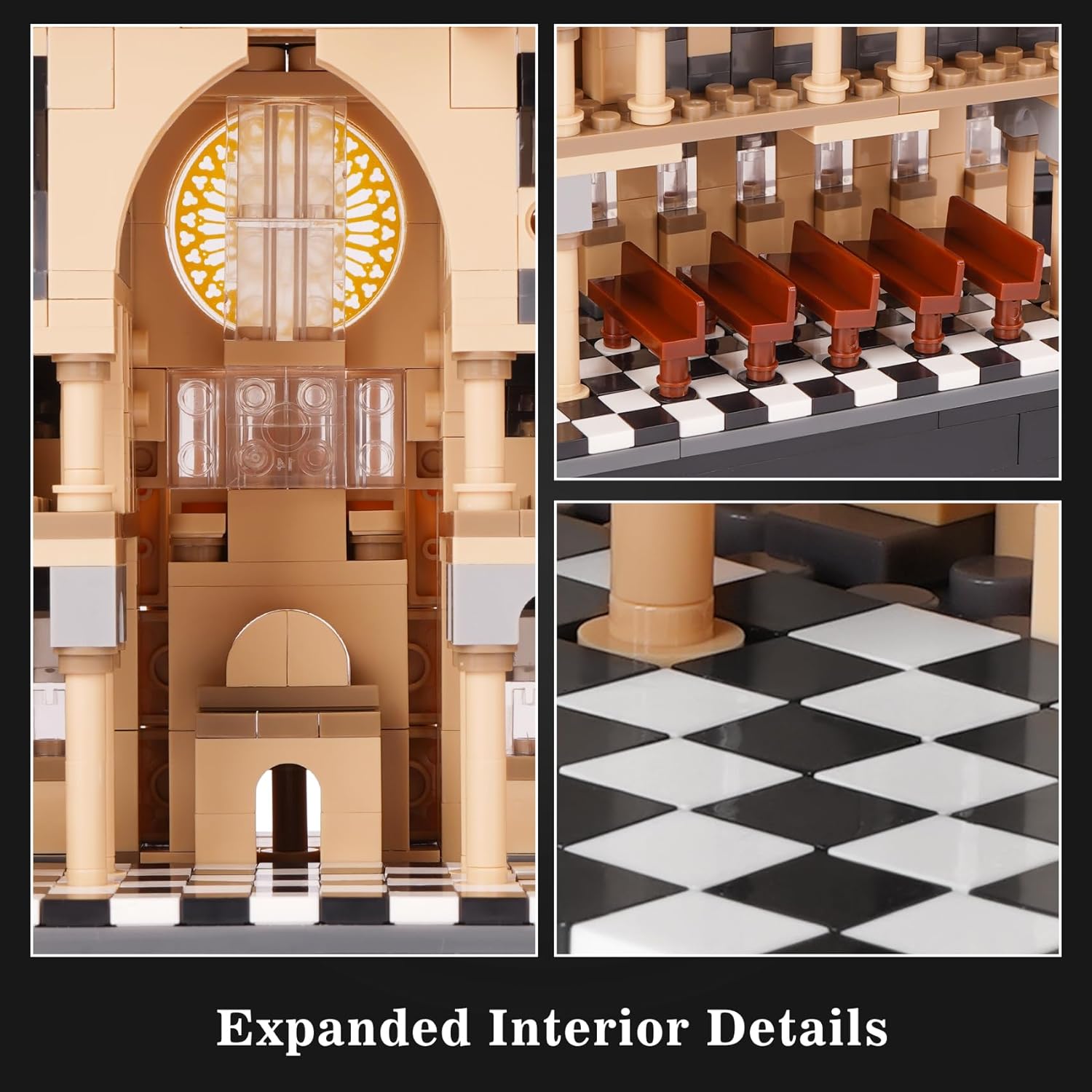 Notre-Dame de Paris Architecture Model Building Block Set