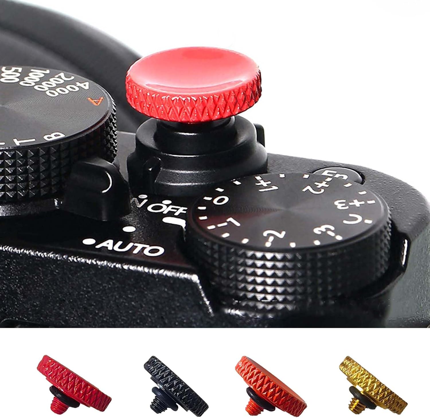 4PCS Premium Soft Shutter Button for Fujifilm Cameras