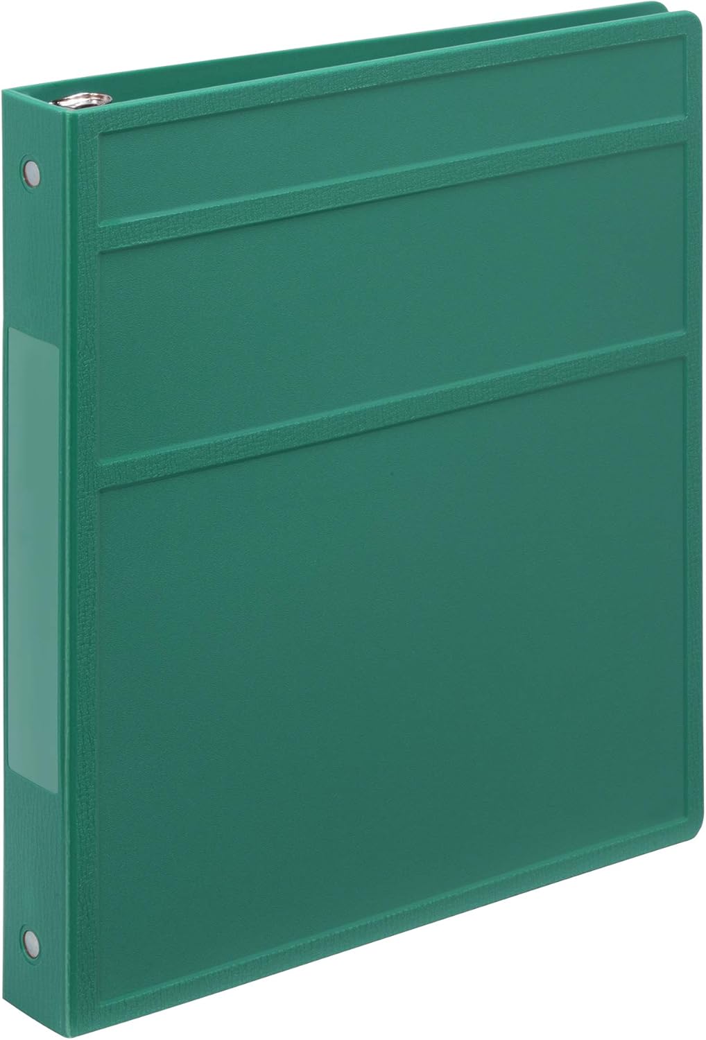 Carstens 1-Inch Heavy Duty 3-Ring Binder - Teal Durable Plastic Waterproof Cover