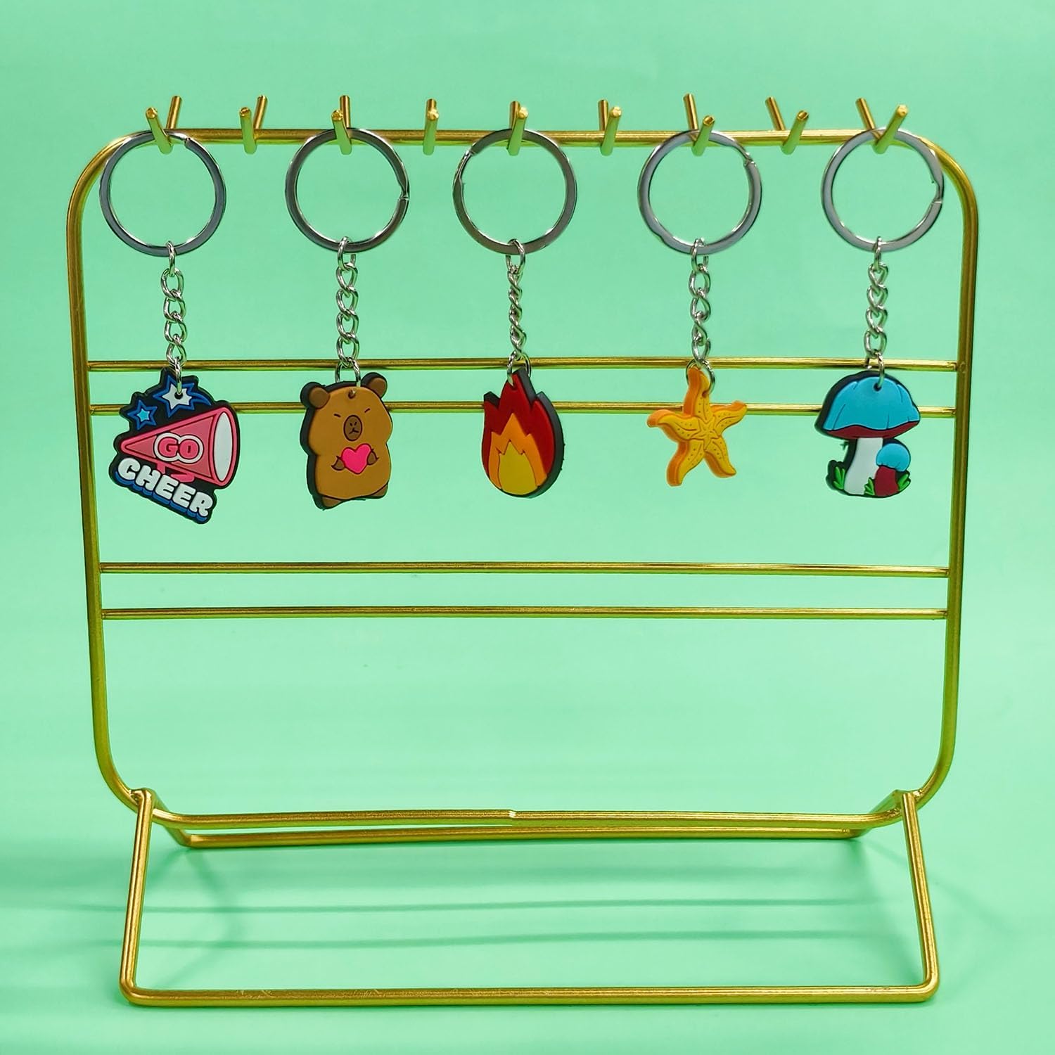 30 50 100 200pcs Mixed Cute Keychains for Classroom Incentives