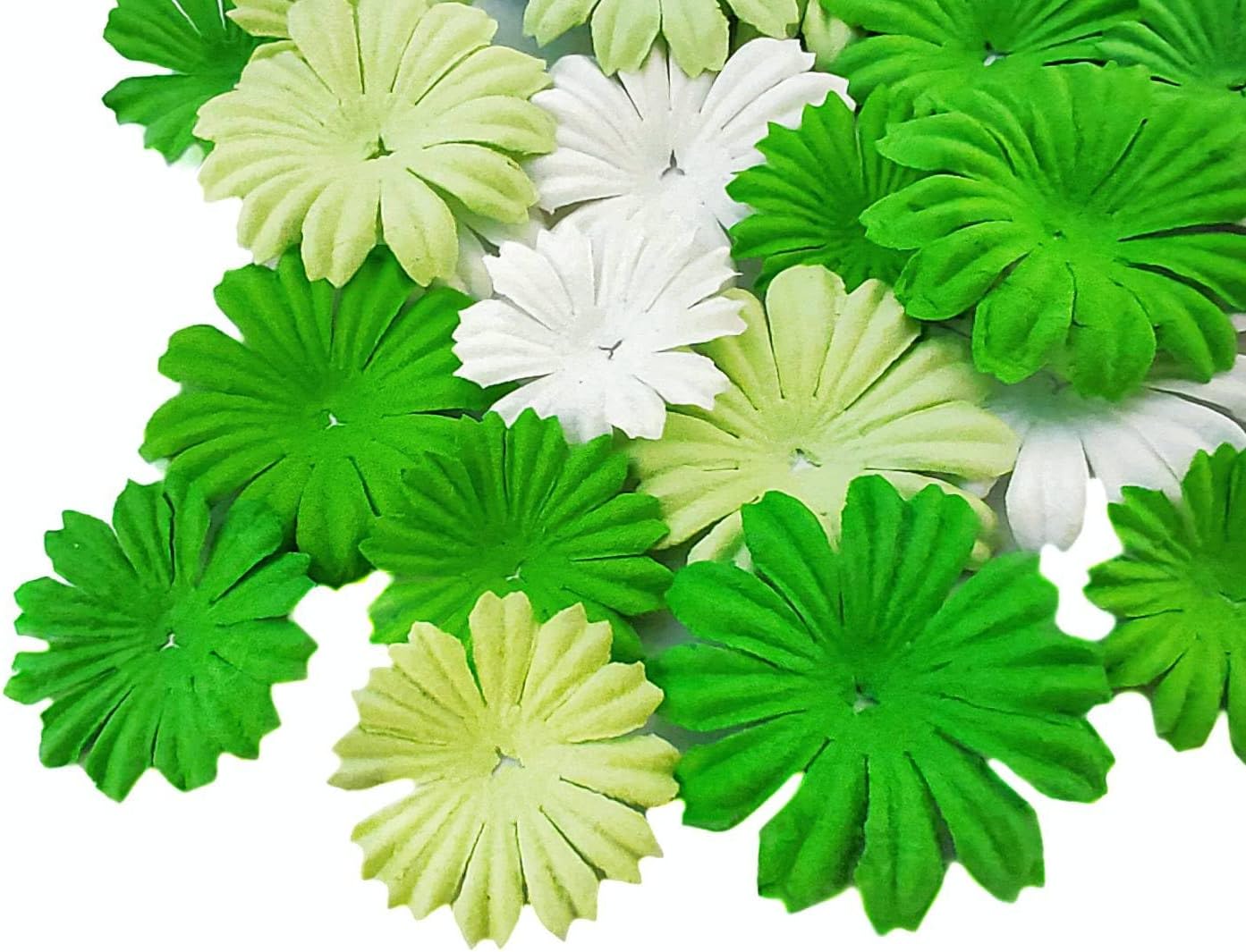 Daisy Petals Mulberry Paper Flowers Handmade for DIY Crafts Supplies