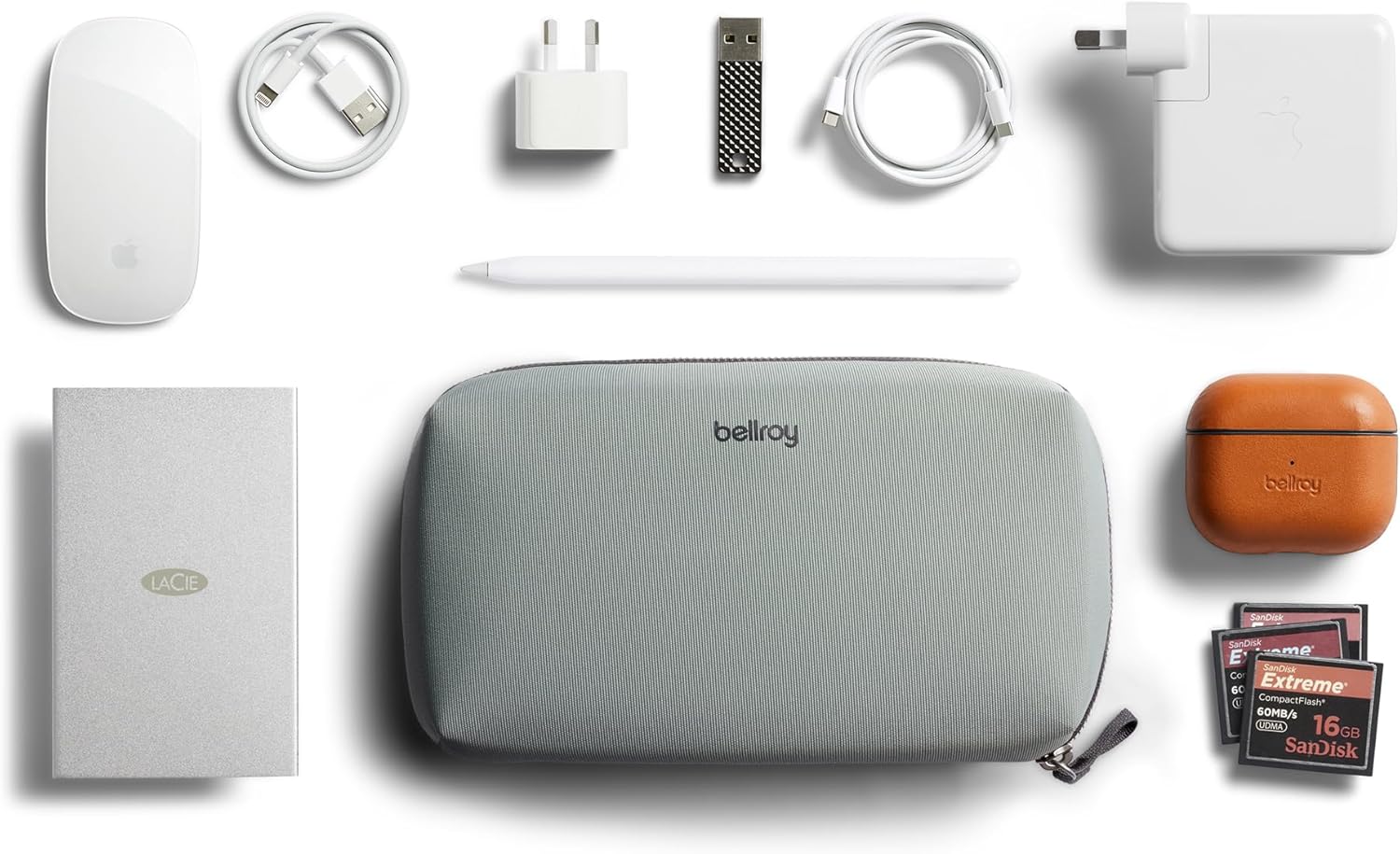Bellroy Tech Kit Organizer Pouch with Zipper Closure