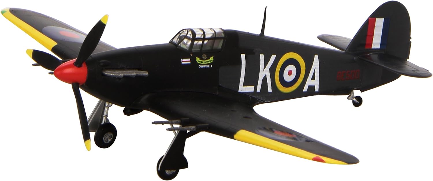 MRC Daron Easy Model Hurricane MkII 87 Sqn 172 Scale Model Kit