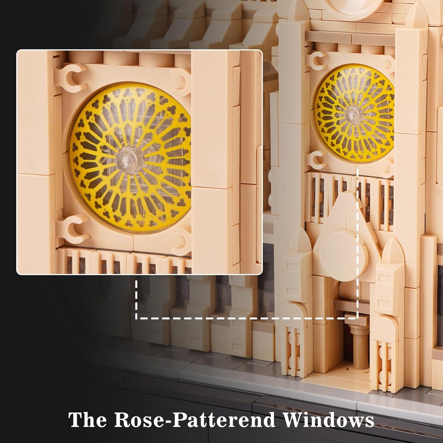 Notre-Dame de Paris Architecture Model Building Block Set
