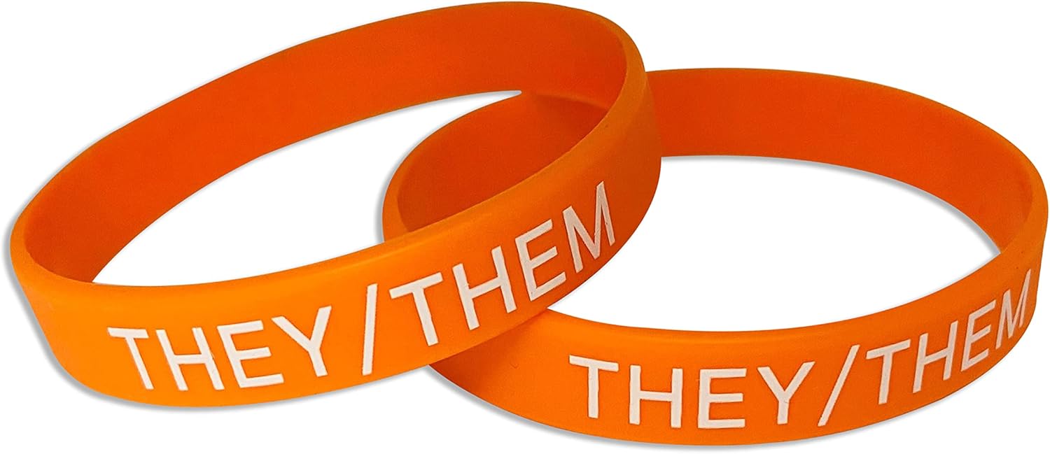 Pronoun Wristband Set for Gender Identity Expression