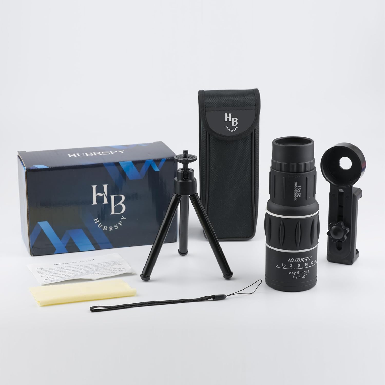 Portable High Power Monocular Telescope for Adults and Kids