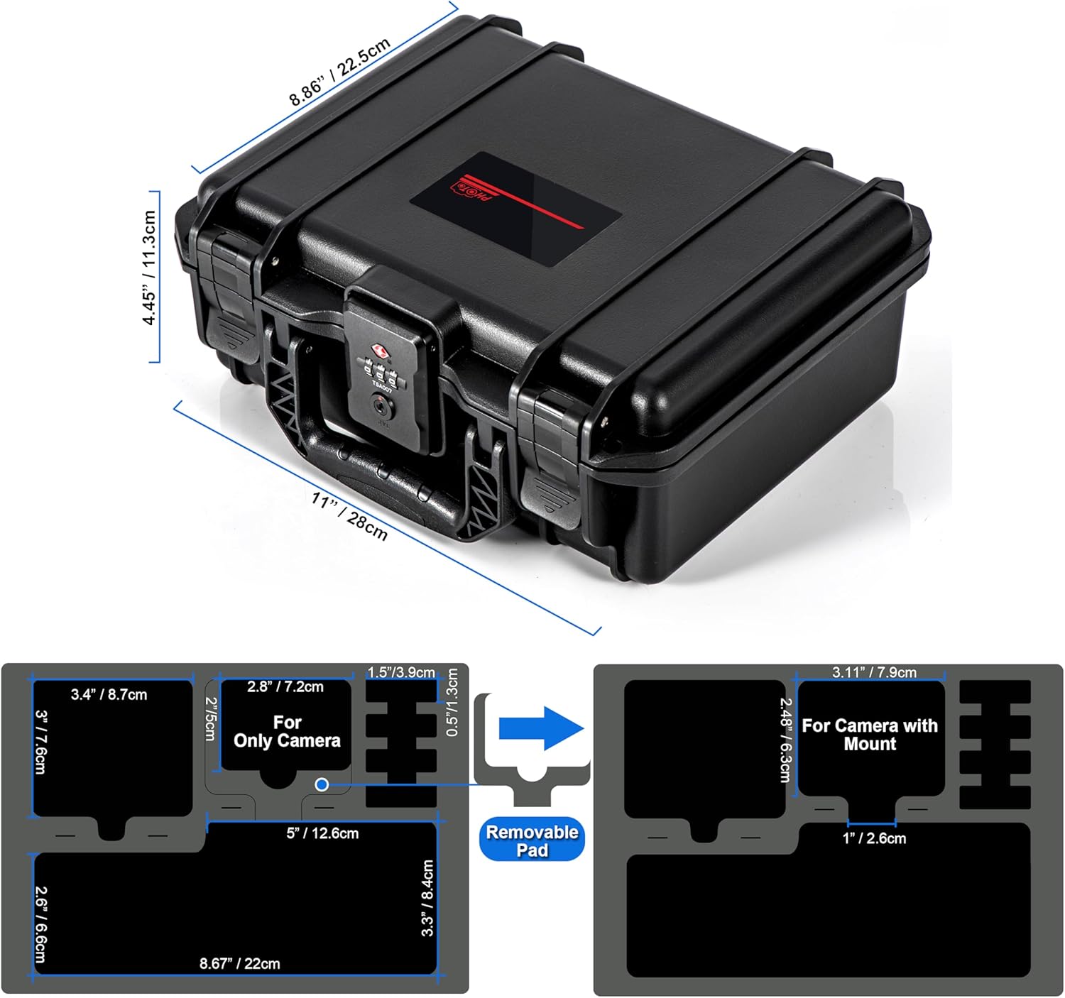 STARTRC VCR Waterproof GoPro Case Organizer
