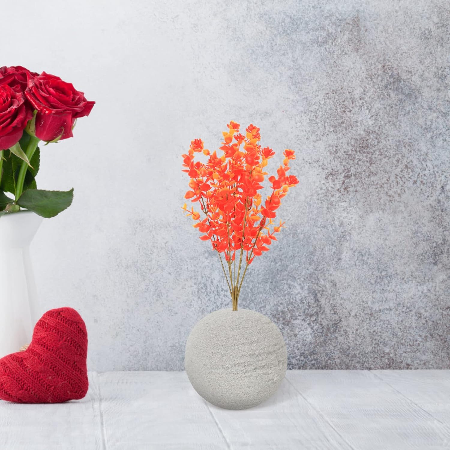 NUOBESTY Floral Foam Spheres 2pcs Grey DIY Kit
