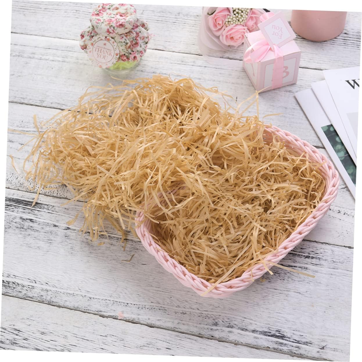 OFFSCH Raffia Shredding Silks for Basket Fillings