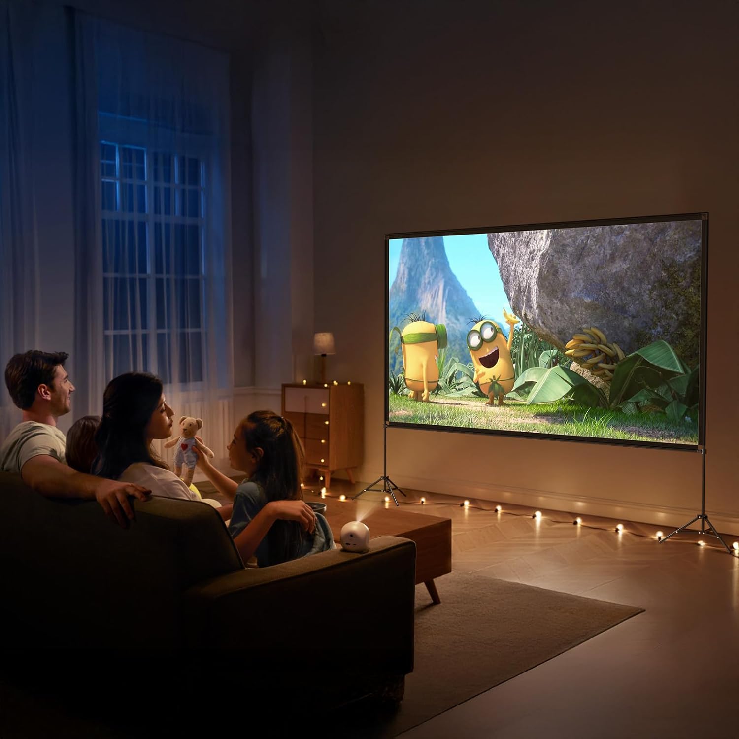 VISULAPEX 120 Inch Projector Screen with Stand