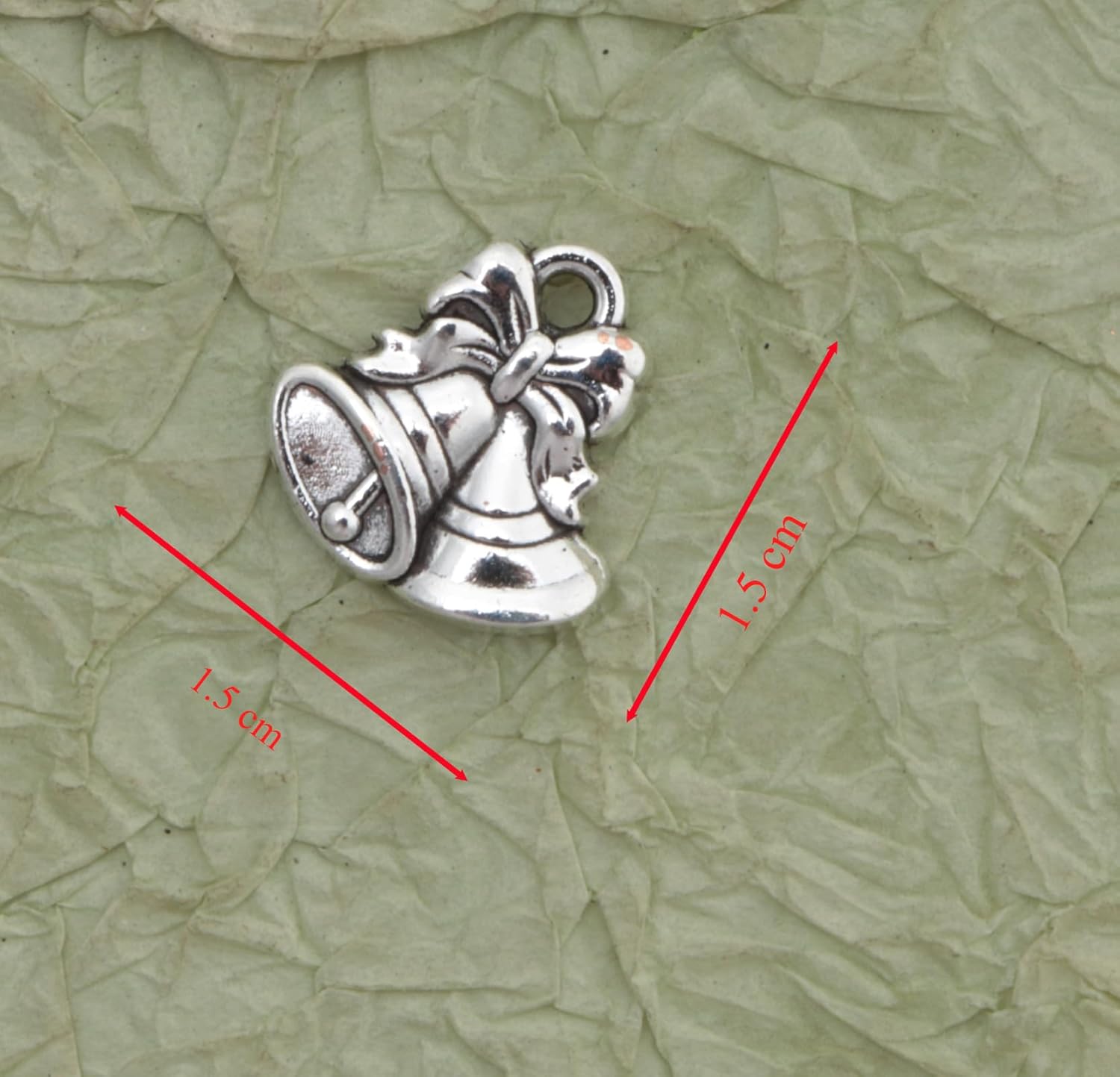 30 Pcs Jingle Bell Charms for Jewelry Making