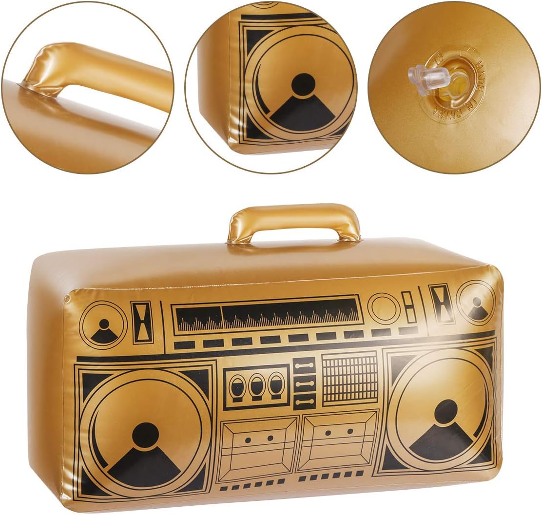 Inflatable Boombox and Phone 80s 90s Party Decor